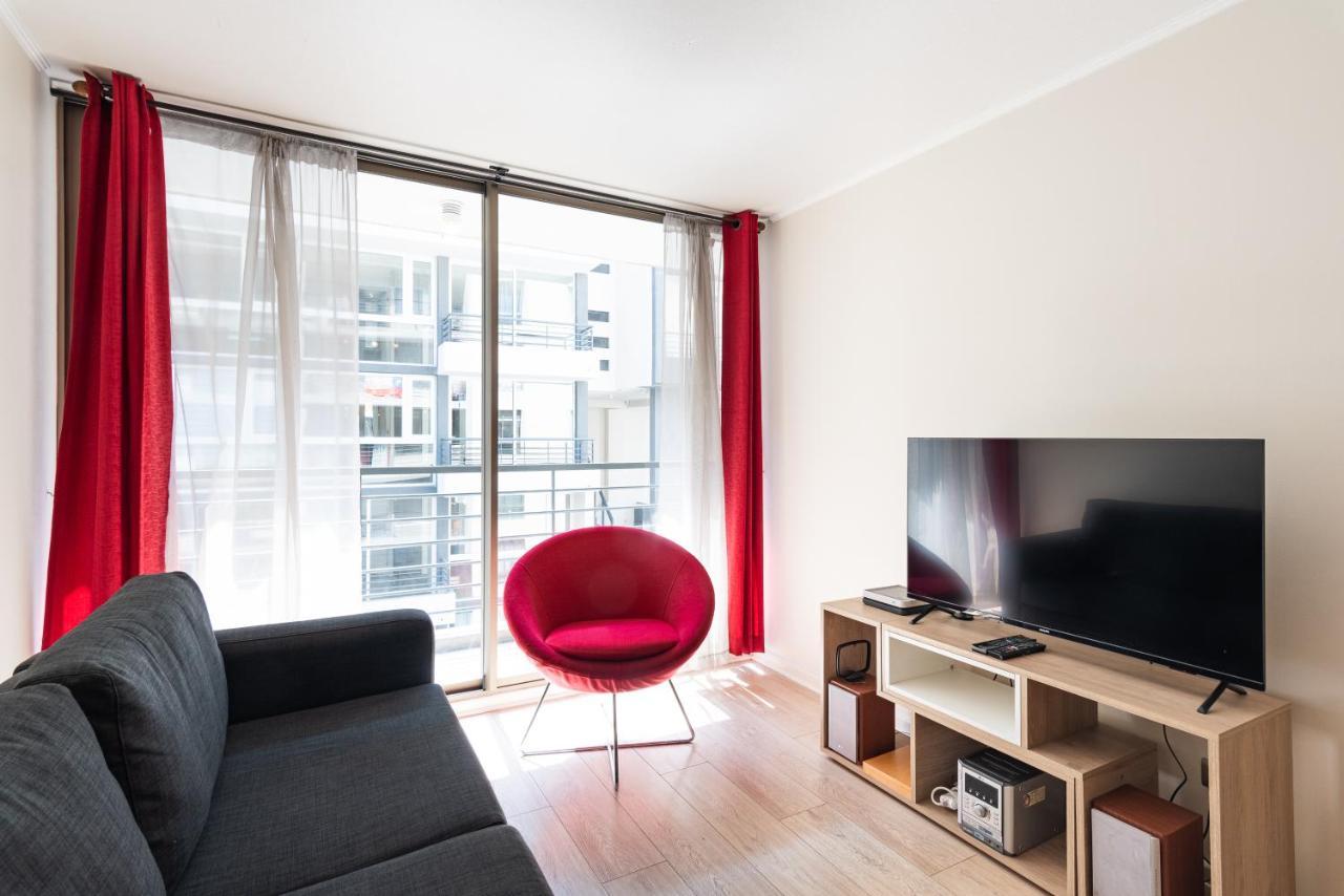 Urban Red 2br W/ Wifi, Tv, Pool & Gym Santiago de Chile
