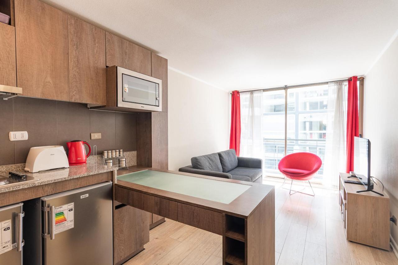 Urban Red 2br W/ Wifi, Tv, Pool & Gym Apartamento Santiago
